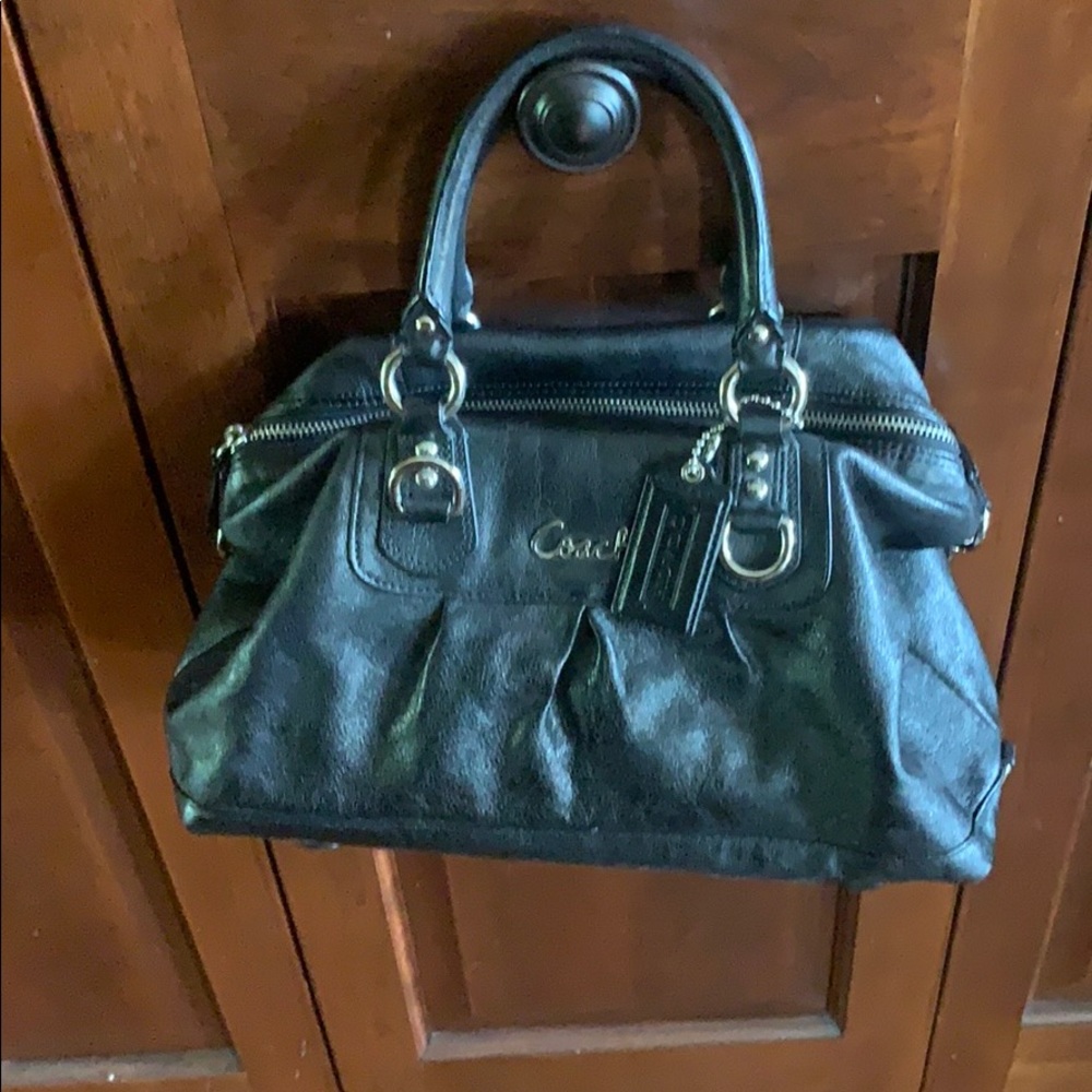 Authentic Coach black handbag.